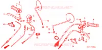 POIGNEE   COMMODO   CABLE pour Honda BENLY CL 50 1997