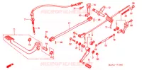 PEDALE pour Honda VT 1100 SHADOW SPIRIT 2006