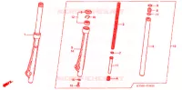 FOURCHE pour Honda WAVE 125 NEXT GENERATION 2008