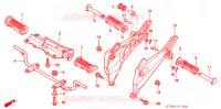 REPOSE PIED (1) pour Honda WAVE 125 NEXT GENERATION 2008