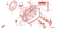 CARTER MOTEUR DROIT pour Honda WAVE 125 S, Electric start 2009