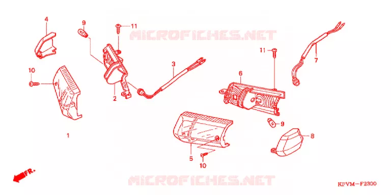 CLIGNOTANT AVANT Honda MOTO 100 C100 2012  C100MB_MA