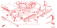BRAS OSCILLANT pour Honda CB 1000 R ABS RED 2014