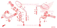 COMMODO   CABLE   RETROVISEUR pour Honda CB 1000 R 2014