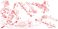 GUIDON   TE DE FOURCHE pour Honda CBR 1000 RR FIREBLADE TRICOLOUR 2011
