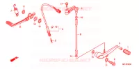 PEDALE pour Honda CBR 1000 RR FIREBLADE TRICOLOUR 2011