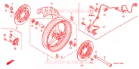 ROUE AVANT pour Honda CBR 1000 RR FIREBLADE TRICOLOUR 2011