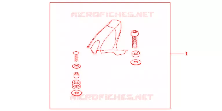 LECHE ROUE CARBONE Honda MOTO 1000 CBR 2011  CBR1000RRB