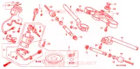 GUIDON   TE DE FOURCHE pour Honda CBR 1000 RR FIREBLADE REPSOL 2011