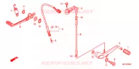 PEDALE pour Honda CBR 1000 RR FIREBLADE REPSOL 2011