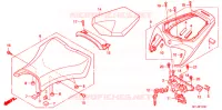 SELLE pour Honda CBR 1000 RR FIREBLADE REPSOL 2011