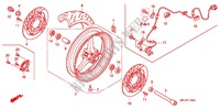 ROUE AVANT pour Honda CBR 1000 RR FIREBLADE REPSOL 2011