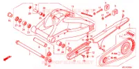 BRAS OSCILLANT pour Honda CBR 1000 RR FIREBLADE NOIRE 2011