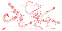 LEVIER DE GUIDON   CABLE   COMMODO pour Honda CBR 1000 RR FIREBLADE NOIRE 2011