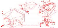 SELLE pour Honda CBR 1000 RR FIREBLADE NOIRE 2011