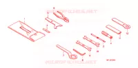 OUTIL pour Honda CBR 1000 RR FIREBLADE BLACK 2011