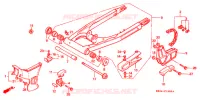 BRAS ARRIERE pour Honda XR 200 R 1989