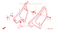 COUVERCLES LATERAUX pour Honda XR 200 R 1989