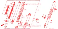FOURCHE pour Honda XR 200 R 1989