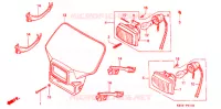 PHARE pour Honda XR 200 R 1989