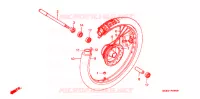 ROUE AVANT pour Honda XR 200 R 1989