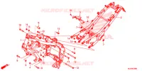CADRE pour Honda CB 500 X ABS MATT BROWN 2016