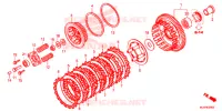 EMBRAYAGE pour Honda CB 500 X ABS MATT BROWN 2016