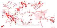 RADIATEUR pour Honda CB 500 X ABS MATT BROWN 2016