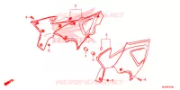 COUVERCLES LATERAUX pour Honda CB 500 X 2015