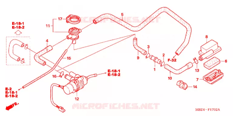 FILTRE A AIR SECONDAIRE Honda MOTO 600 HORNET 2006  CB600F6_A