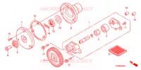 POMPE A HUILE pour Honda CBF 125 STUNNER Front brake drum 2009