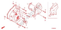 CARTER MOTEUR GAUCHE pour Honda CBF 125 STUNNER Front brake drum 2010
