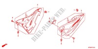 COUVERCLES LATERAUX (2) pour Honda CBF 125 M STUNNER Front brake disk 2009