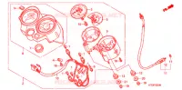 COMPTEUR (1) pour Honda CBF 125 MC STUNNER Front brake disk 2011