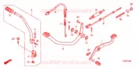 PEDALE   KICK (1) pour Honda CBF 125 MC STUNNER Front brake disk 2011