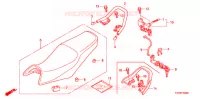 SELLE (1) pour Honda CBF 125 MC STUNNER Front brake disk 2011