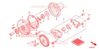 POMPE A HUILE pour Honda CBF 160 UNICORN 2015