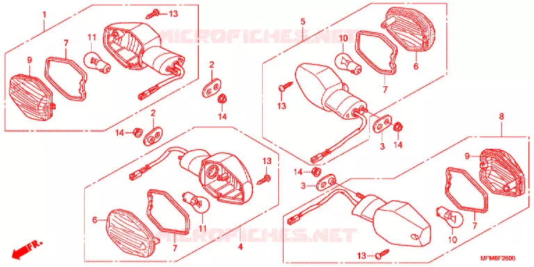 CLIGNOTANT Honda MOTO 400 CB 2015  CB400ADE
