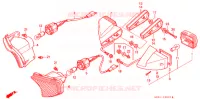 CLIGNOTANT pour Honda CBR 1000 F 1994