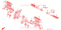 REPOSE PIED pour Honda CBR 1000 F 1994