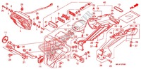 FEU ARRIERE (1) pour Honda CBR 1000 RR ABS RED 2009