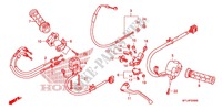 LEVIER DE GUIDON   CABLE   COMMODO pour Honda CBR 1000 RR HURRICANE ABS RED 2011