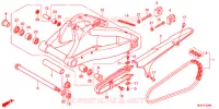BRAS OSCILLANT pour Honda CBR 1000 RR ABS WHITE 2014