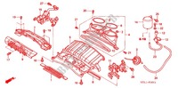CONDUITE D'ADMISSION AIR   SOUPAPE (CBR1000RR4/5) pour Honda CBR 1000 RR 2004