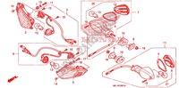 CLIGNOTANT (2) pour Honda CBR 1000 RR FIREBLADE VICTORY RED 2009