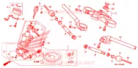 GUIDON   TE DE FOURCHE pour Honda CBR 1000 RR FIREBLADE 2009