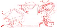 SELLE pour Honda CBR 1000 RR BLACK 2011