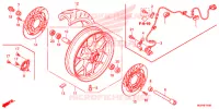 ROUE AVANT pour Honda CBR 1000 RR BLACK 2014