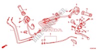 LEVIER DE GUIDON   CABLE   COMMODO pour Honda CBR 300 ABS HRC TRICOLOR 2015