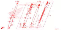 FOURCHE pour Honda CBR 300 R 2016